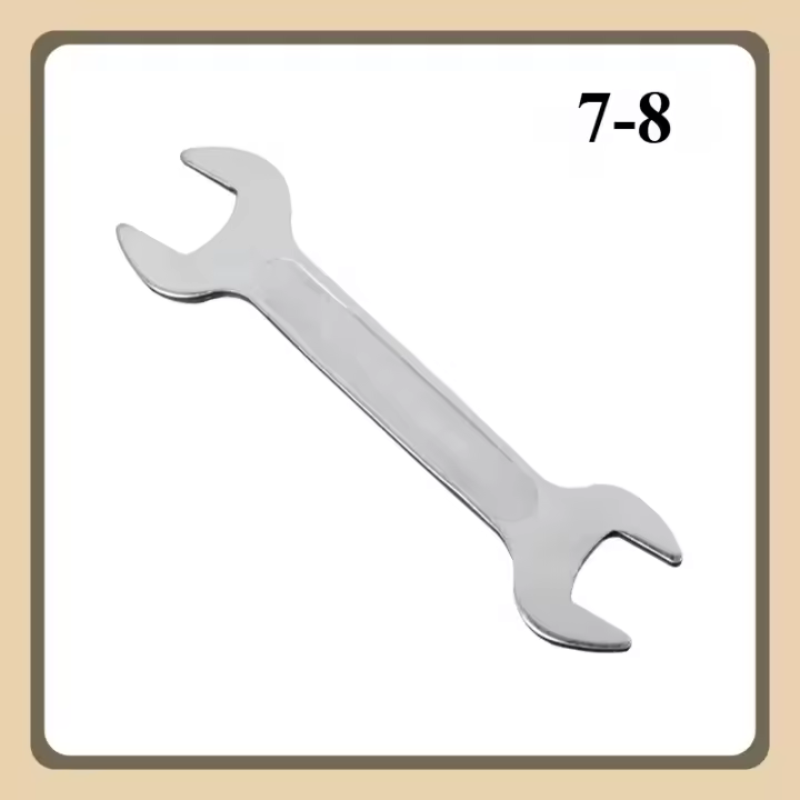 Juego De Llaves Abiertas Hi-Spec 8-24mm Ultrafino Herramienta De Reparación Universal Llave De Un Solo Lado Material De Acero Al Carbono - 1