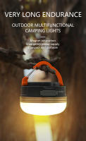 Linterna LED Portátil Recargable USB 1800mAh Para Camping Y Senderismo Lámpara De Mesa Nocturna Con Colgador De Mesa - details 0