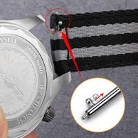 Correa De Reloj De Nylon Suave Y Premium 20mm 22mm Cadena De Malla Deportiva Reemplazo Universal Con Cierre Rápido Para Todas Las Marcas - details 8