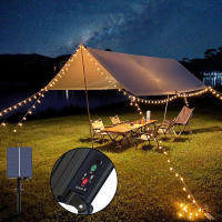 Kit De Caja De Batería Solar 3.7V1200MAH Con Panel De Luz Y Control Remoto Para Cadena De Luces LED DC 24V Decoración - details 1