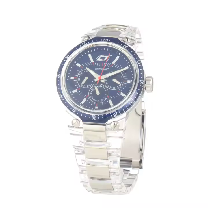 Chronotech Reloj Analógico para Hombre de Cuarzo con Correa en Policarbonato CC7045M-01 - 1