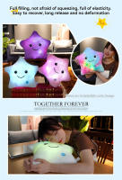 Almohada De Estrella Luminosa De 24CM Juguete Creativo De Peluche Suave Para Niñas Regalo De Cumpleaños Colores Variados Almohada De Estrella Para Niños - details 7