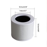 Filtro De Reemplazo Para Purificador De Aire N0PF Eficiencia Alta HEPA Y Carbón Activado Compatible Con LEVOIT-Core Mini/Mini-RF - details 5