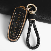 Funda De Llave De Coche TPU Para Ford Focus Edge Explorer Expedition C-Max Escape Flex Accesorios De Protección De Llave Con Cadena - details 5