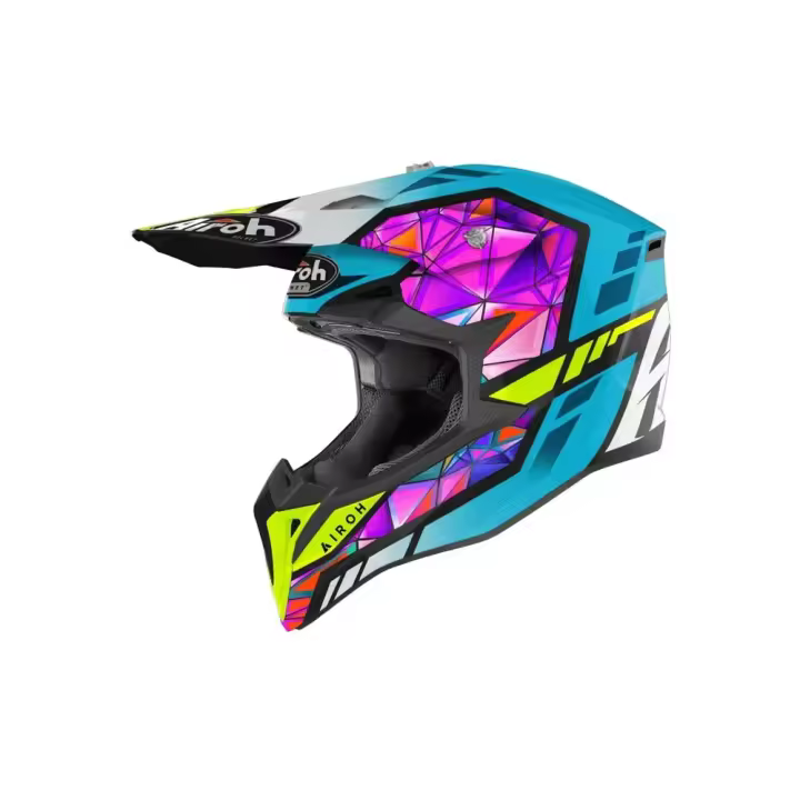 Airoh Casco Off-road Wraaap Diamond Multicolor Adulto - 1