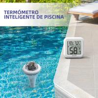 Termómetro Digital Para Piscina Sensor Flotante Inalámbrico Visibilidad 360° Termómetro Para Baños Calientes Piscinas Estanques Medición De Temperatura 70°C-99°C - details 0