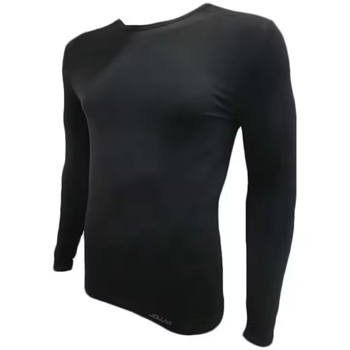 Camiseta de Manga Larga Joluvi Térmica para hombre en color negro - 1
