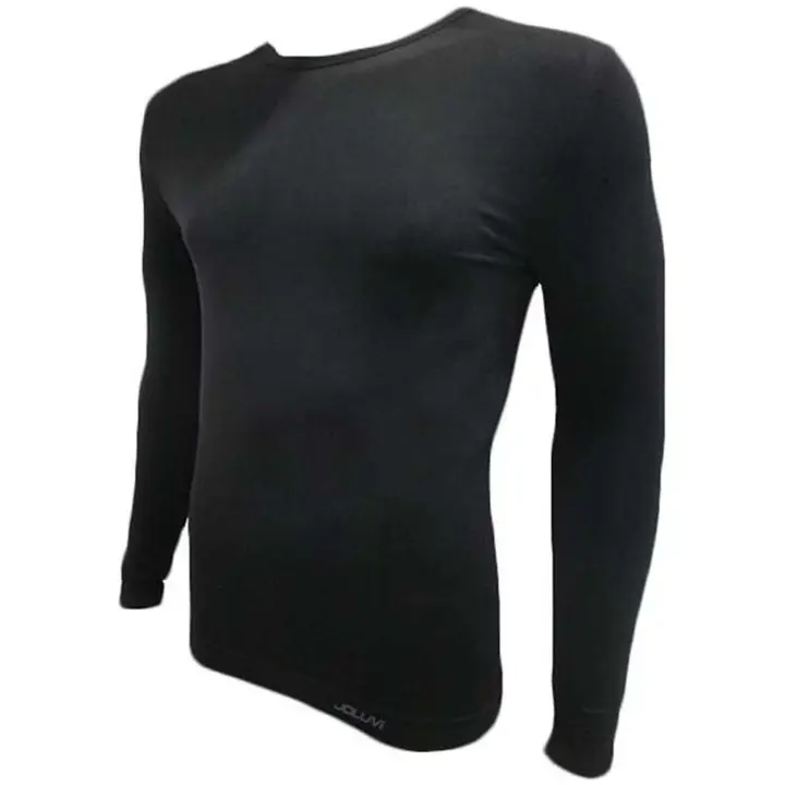 Camiseta de Manga Larga Joluvi Térmica para hombre en color negro - 1
