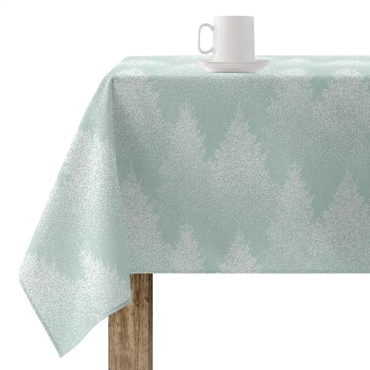 BL Belum  Mantel Navidad 200x140 cm 100% algodón resinado Antimanchas (Tacto no plastificado) Modelo Merry Christmas 80 - 1