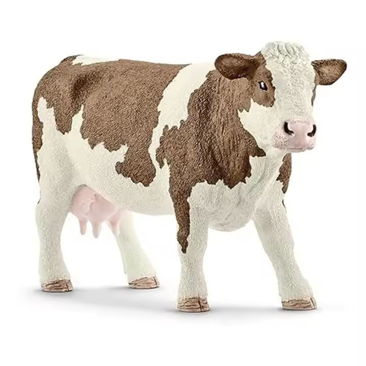 Schleich Vaca Fleckvieh FARM WORLD - figura 13801 SCHLEICH - 1