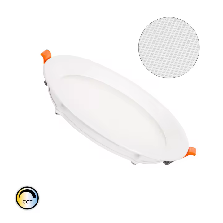 Ledkia Placa LED 16W Circular CCT Microprismático LIFUD Corte Ø 150 mm No Flicker CCT - 1