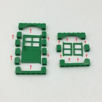 Bloques De Construcción DIY Para Niños 102 Piezas Ciudad Arquitectura Juguete Educativo De Bloques De Ladrillo Para Puertas Y Ventanas - details 3