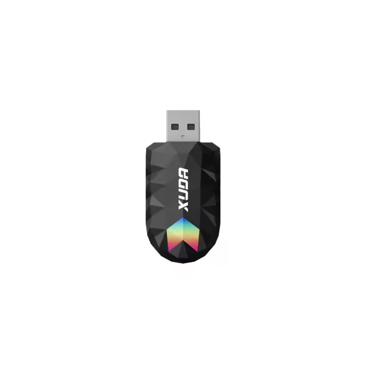 Adaptador 2en1 Inalámbrico Carplay Android Auto XUDA Mini Para Coche Con Luces Coloreadas Compatible Con Suzuki Swift Vitara S-Cross Carry Jimny Sport USB+TYPE-C Puerto Bluetooth 5.0 - 1