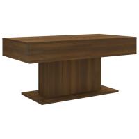 vidaXL Mesa de centro madera de ingeniería 96x50x45 cm Blanco, Negro, Gris Mesita de Salón o Comedor o Auxiliar Mesa de Café Meuble Salón - details 3