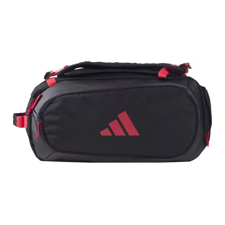 Paletero Adidas Protour Negro y Rojo - Nueva Temporada 2025 - Mochila Padel Unisex - 1