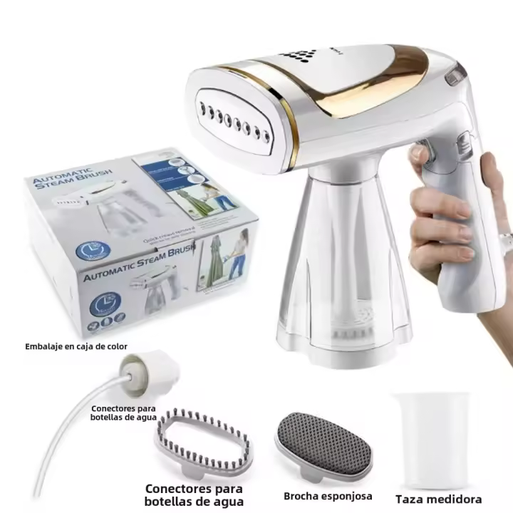 Mini Hierro De Vapor Para Viajes Máquina De Planchar De Plegado Y Colgaje 1600W Regulación De Temperatura Para El Hogar - 1