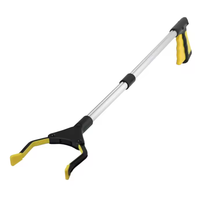 Recolector de basura plegable de 82 cm (32 pulgadas), herramienta de mano Ligera de Aluminio, apretador de Brazo Largo para personas mayores, apretador de Jardín - 1