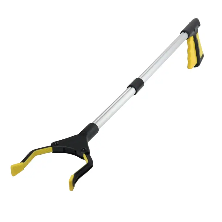 Recolector de basura plegable de 82 cm (32 pulgadas), herramienta de mano Ligera de Aluminio, apretador de Brazo Largo para personas mayores, apretador de Jardín - 1
