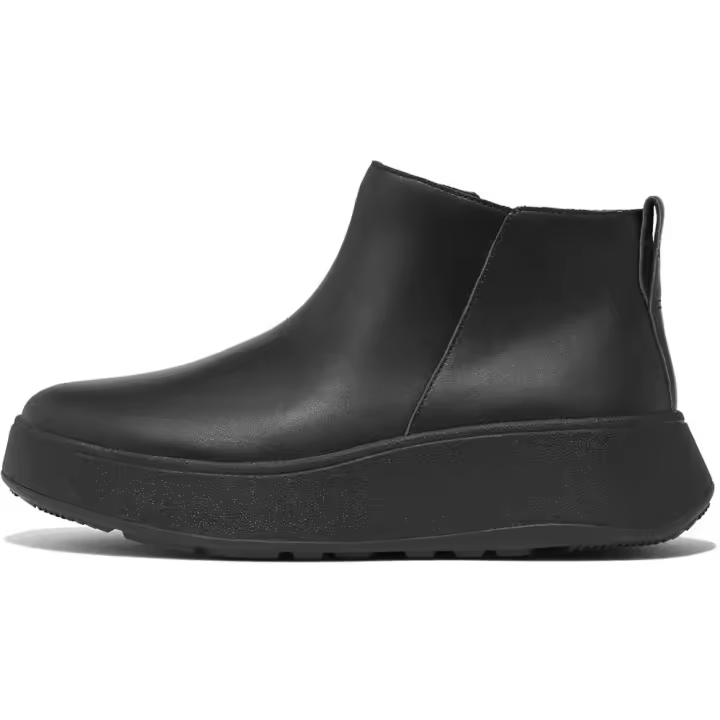 Fitflop Botas F-mode Leather Flatform Zip Ankle - 1