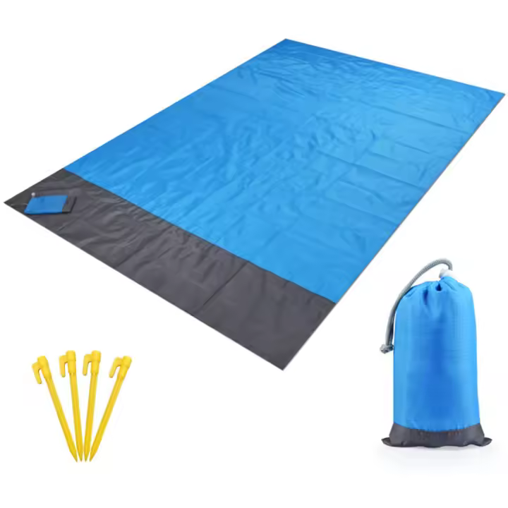 Manta de playa impermeable, tapete de picnic, 2 x 1,4 m - 1