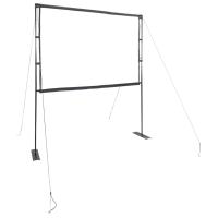 vidaXL Pantalla de proyección con soportes en dimensiones 108'' (16:9)/90'' (16:9)/89'' (1:1) y más | práctico organizador multiusos diseño compacto funcional - details 5