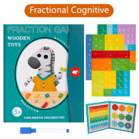 Juego De Aprendizaje De Matemáticas Con Fracciones Para Niños Tablero Magnético De Madera Educativo Para Enseñanza Religiosa Aritmética - details 1