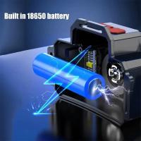 Linterna Frontal Recargable USB Super Brillante Con 5 Modos De Iluminación Pantalla Digital Para Pesca Al Aire Libre Y Camping - details 17