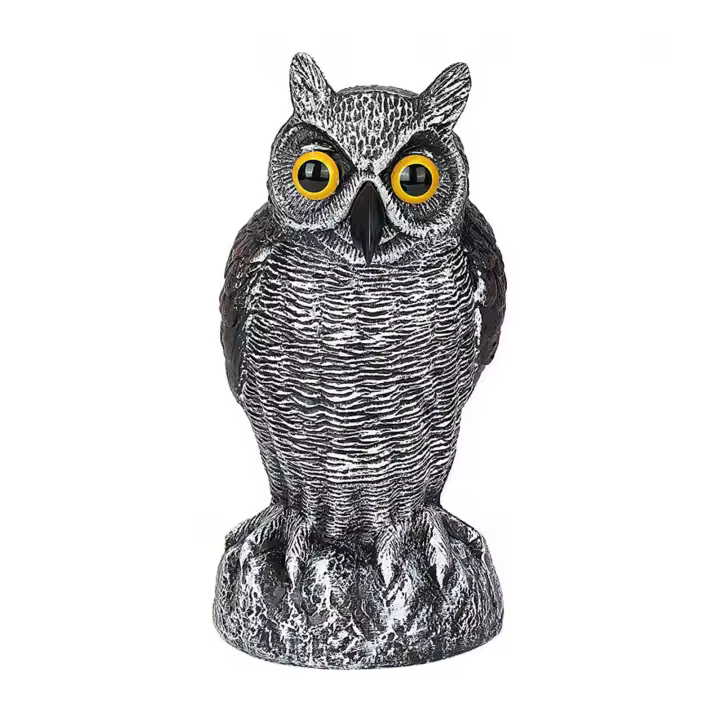 Adorno De Jardín Con Órbitas De Águila Plástico Impermeable Para Disuadir Pájaros Decoración Antipájaros Para Exterior - 1