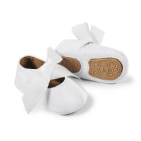 Zapatos De Niña Bebé Con Lazo Flats Para Boda Zapatos De Princesa Para Vestido Ballet Pantuflas Antideslizantes Suela De Goma Primera Caminata Zapatos Para Cuna - details 3