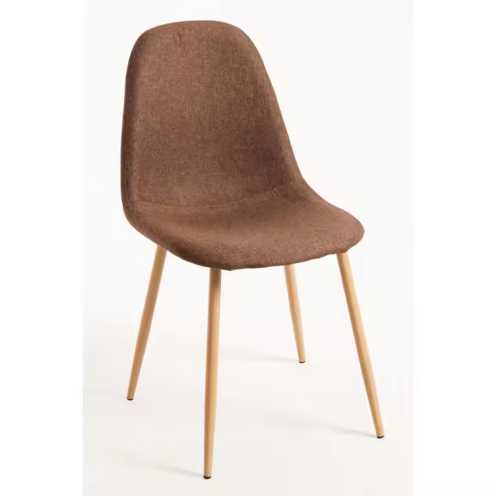 Silla Teok Tela - Marrón - 1