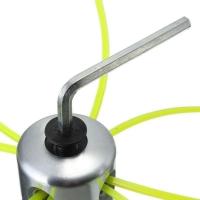 Cabeza De Trimmer De Aluminio Universal Con Cuatro Líneas De Trimmer Para Cortacésped Reemplazo De Cabezal De Trimmer De Hierba - details 5