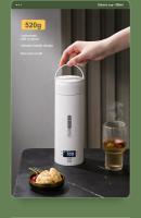 Hervidor Eléctrico Portátil De Té Y Café 110V/220V Termo Con Menú En Inglés Para Viajes Hervir Agua Y Stewable Acero Inoxidable Con Pantalla Digital Protección Anti-Dry Y Overheat - details 17
