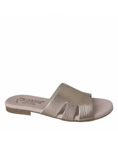 Torres Sandalia pala plana mujer con tira piel y plantilla gel - 1