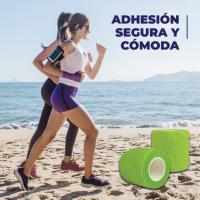 LA MISTT Venda Cohesiva Autoadhesiva 5 cm x 4,5 m  12 Rollos  Cinta Elástica Adhesiva Deportiva - details 5