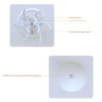 Lámpara De Noche Jirafa LED RGB Gradiente Con Control De Voz Y Carga Por Tipo-C Luz De Jirafa Animada Para El Hogar - details 8