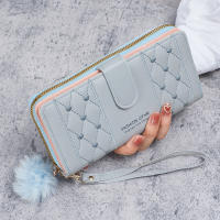 Cartera Larga Para Mujer 2024 Nueva Moda Sencilla Con Cierre De Cremallera Gran Capacidad Bolso Clutch Bolsa Para Móvil Cartera De Tide - details 4