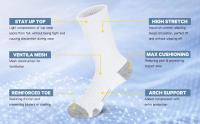 Calcetines De Fútbol Para Hombres De Talla Grande Con Agarre En La Parte Inferior Cómodos Y De Alta Calidad Para Gimnasio Al Aire Libre 6 Pares Nuevos Estilo Suaves - details 6