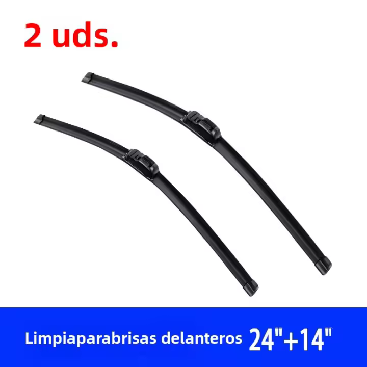 LimpiaFrente Antigolpes De Goma Suave Para Hyundai I30 GD GW Elantra GT 2012-2017 LimpiaFrente Delantero Doble Longitud 24+14 Pies HD Silencioso Duradero - 1