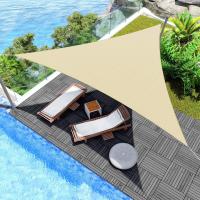 Toldo de vela de Sombra triangular, 3 m x 3 m x 3 m, sombrilla de Lona impermeable, 98% a prueba de rayos UV, 180g/m², Protección solar para exteriores, Jardín, Terraza, fiesta (CAFI) - details 0