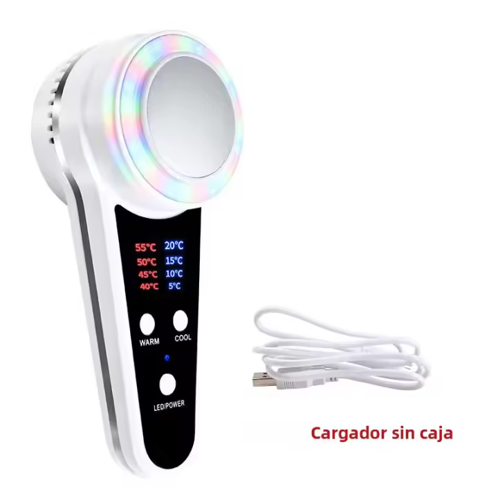 Dispositivo De Cuidado Facial Cryotherapy Máquina De Belleza Con Láser Azul Tratamiento De Acné Masajeador Facial Elevación Rejuvenecimiento Skin Lifting Rejuvenecimiento Belleza - 1