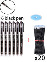 Juego De Recarga De Rotuladores Gel Borrables 0.5 Mm Punto Fino Azul/Café Kawaii Para Escritura Suministros De Oficina Y Escuela - details 9