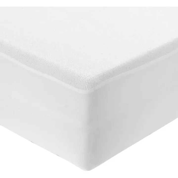 Protector De Colchón Impermeable Transpirable Tratamiento Anti-Ácaros Tacto Coralina sin Ruido - Altura Especial Colchones de hasta 30 cm de Alto - 1