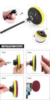 Juego De Cabezas De Cepillo Eléctrico Para Limpieza De Coche Y Hogar Kit De Limpieza Para Cocina Baño Y Toilette Material De Níquel De Cobre Eco-amigable - details 4