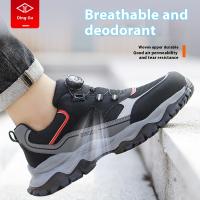 Zapatos De Seguridad Para Hombre Talla 48 Antipinchazos Y Antideslizantes Suela De EVA Capa Superior De Tejido Mocasines Respirables Para Trabajo - details 25