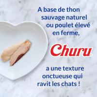Pack de 3  Churu Snack Puré Receta De Atún Con Salmón Para Gatos 4X14gr - details 2