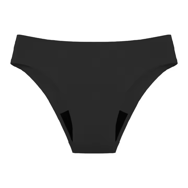 Bikini De Verano Para Mujer Absorbente Y Antirretracción Con Cintura Alta Adecuado Para Natación Y Menstruación Marca Name:NoEnName_Null Origine:China Continental Material:COTTON Y POLYESTER Estilo Joven Sin Forro Talla Verdadera - 1