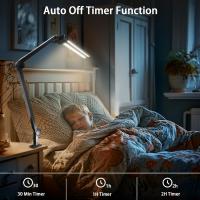 Lámpara De Escritorio LED Bicolor 360° 24W Con Control Remoto Protección Ocular 4 Temperaturas De Color Y 5 Niveles De Brillo Para Lectura - details 8