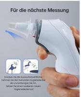 Termómetro Digital Oido Bebe Femometer, Termómetro para niños, adultos y bebés, con memoria de 30 lecturas y alerta de fiebre con 3 colores. Incluye fundas desechables para la sonda - details 9