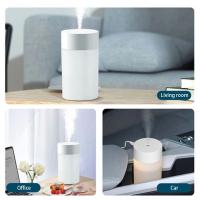 Mini humidificador ultrasónico de 60 ml con USB y lámpara LED para coche, purificador de aire, aromatizador de aniones, difusor de aceites esenciales con luz romántica - details 7