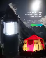 Lámpara De Camping LED De Alta Potencia Blanca Portátil Con Cuerda De Extensión Luz De Emergencia Para Acampar Y Tents - details 3